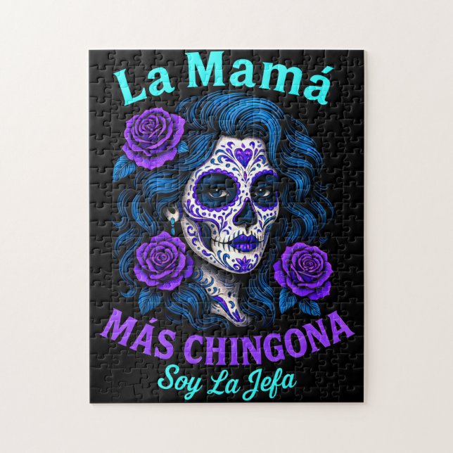 Puzzle Mamá española divertida (Vertical)