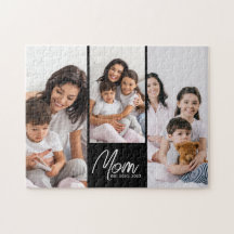 Mamá Estableció Escritura Moderna Negra 3 Foto