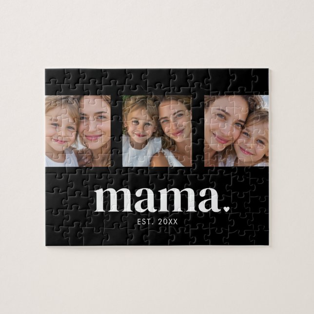 Puzzle Mamá Estableció Foto (Horizontal)
