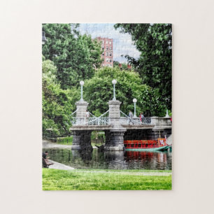 Puzzle MAMÁES de Boston - puente del jardín público de