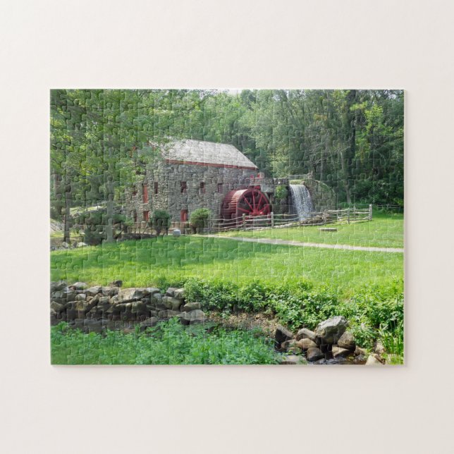 Puzzle Mamáes Wayside Grist Mill Sudbury (Horizontal)
