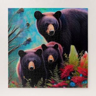 Puzzle Mami Bear y Cubs
