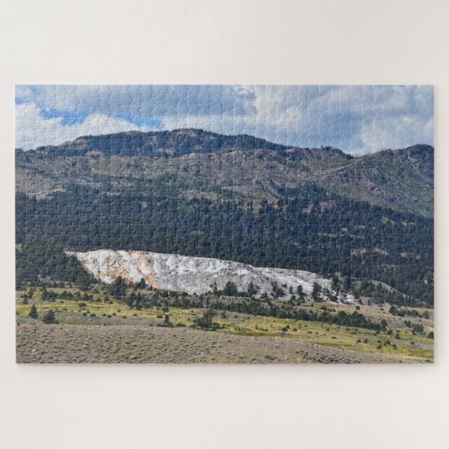Puzzle Mammoth Hot Springs, Parque Nacional Yellowstone,  (Horizontal)
