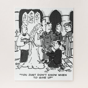 Puzzle Man Tries to propose to Bride at a Wedding - Funny