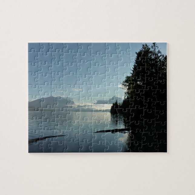 Puzzle Mañana en el lago McDonald en el Parque Nacional d (Horizontal)