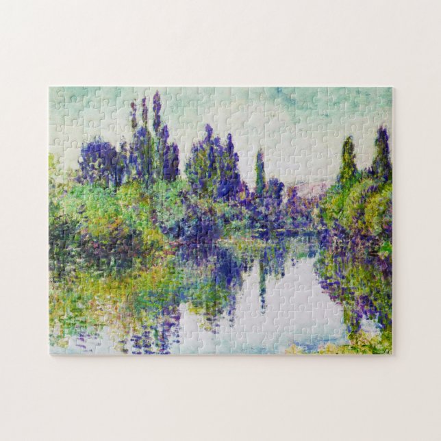 Puzzle Mañana en el Sena, cerca de Vetheuil Claude Monet (Horizontal)