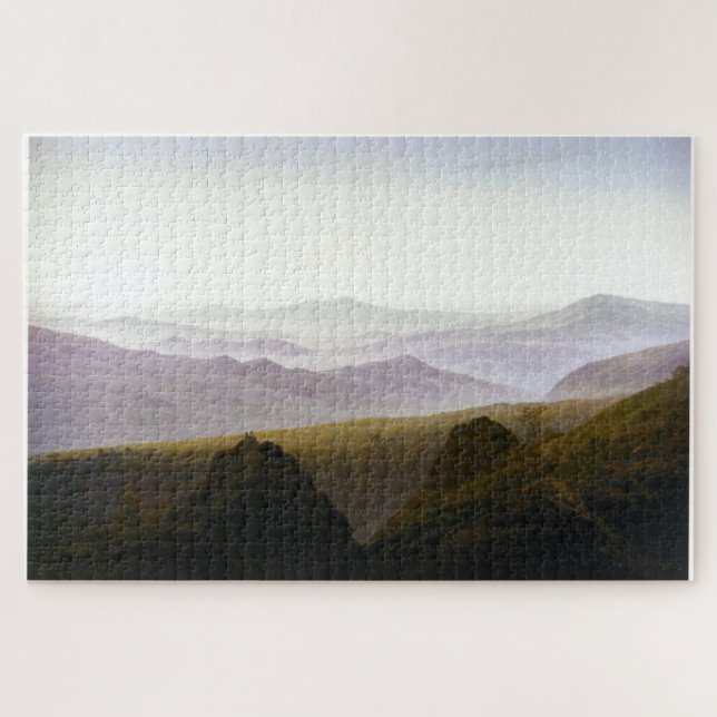 Puzzle Mañana en las montañas - Caspar David Friedrich (Horizontal)