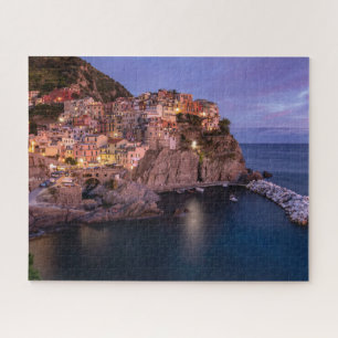 Puzzle Manarola Italia Casas Acantilado