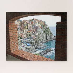 Puzzle Manarola, Italia - Vista de ventana - 16x20 - 520 