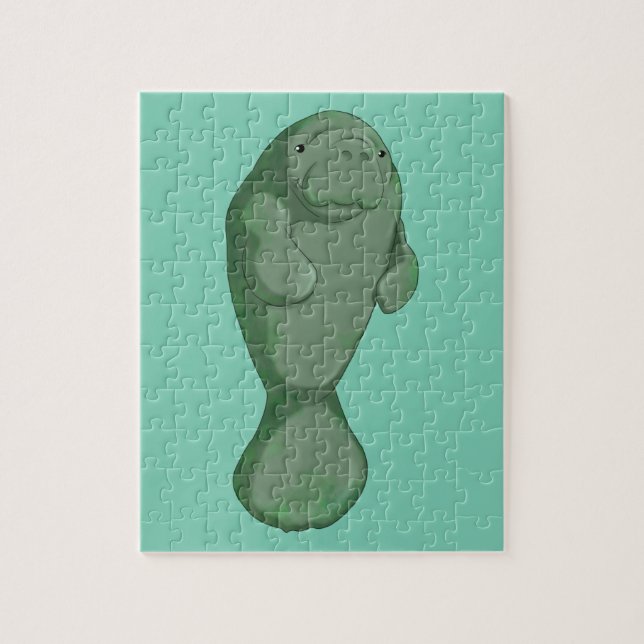 Puzzle Manatee (Vertical)