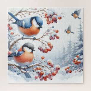 Puzzle Manchas rojas en un rowan Tree en el bosque