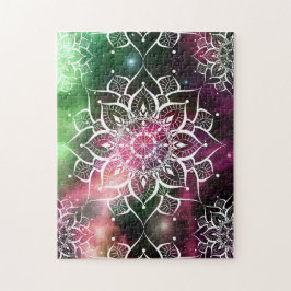 Puzzle Mandala acuarela nebulosa yoga zen