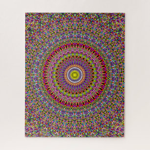Puzzle Mandala adornada mágica del jardín