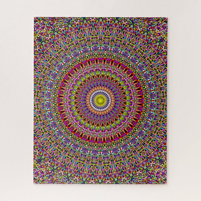 Puzzle Mandala adornada mágica del jardín (Vertical)