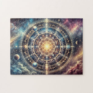 Puzzle Mandala Astrología Zodiaco Cósmico Magia Celeste