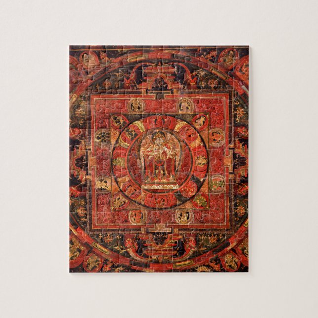 Puzzle Mandala budista de compasión (Vertical)