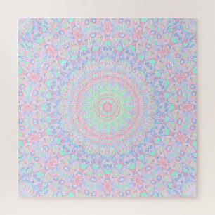 Puzzle Mandala colorida