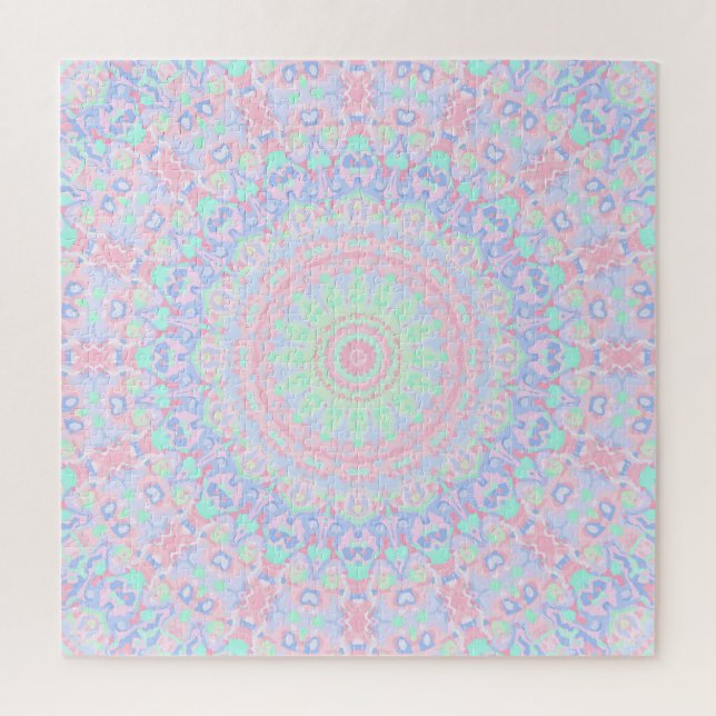 Puzzle Mandala colorida (Vertical)