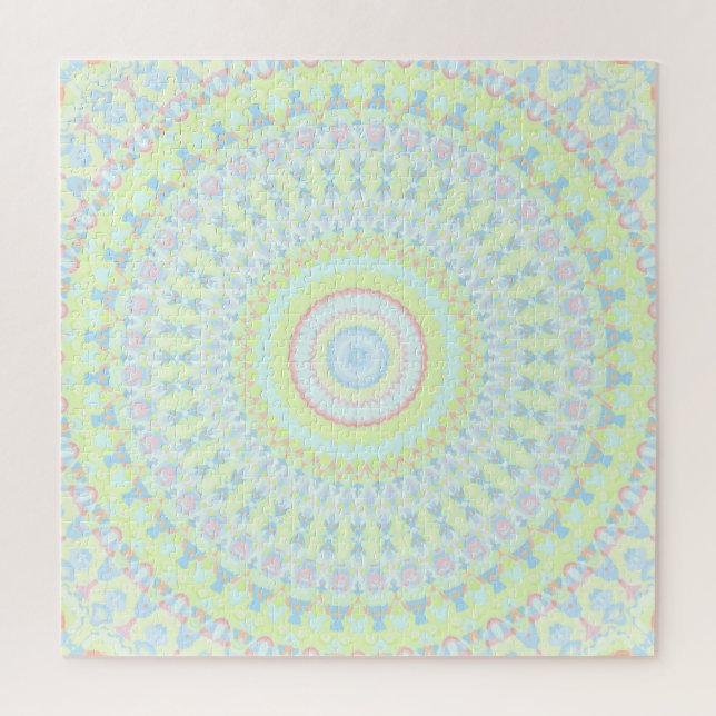 Puzzle Mandala colorida (Vertical)