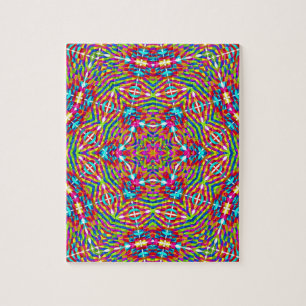 Puzzle Mandala colorida