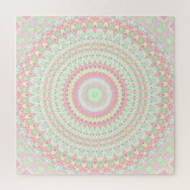 Puzzle Mandala colorida (Vertical)