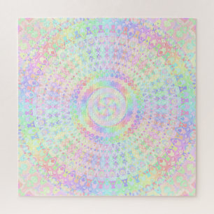 Puzzle Mandala colorida