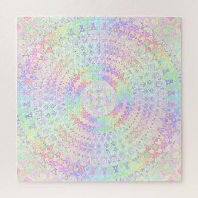 Puzzle Mandala colorida (Vertical)