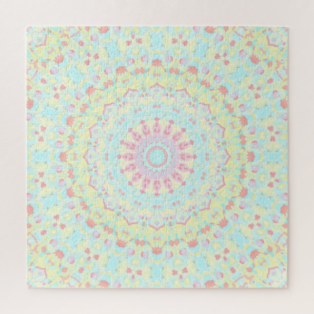Puzzle Mandala colorida (Vertical)
