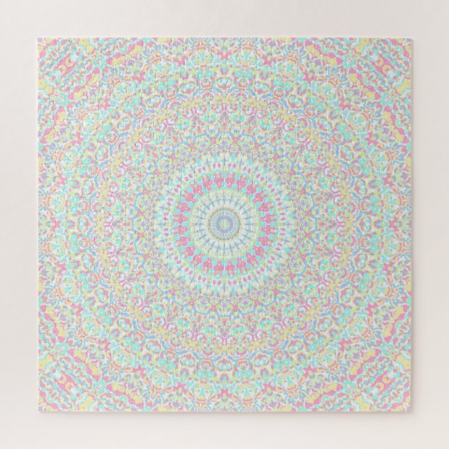 Puzzle Mandala colorida (Vertical)
