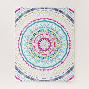 Puzzle mandala colorido