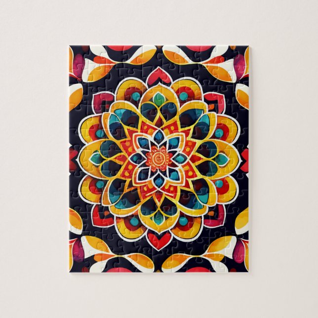 Puzzle Mandala cute vintage (Vertical)