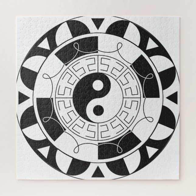 Puzzle Mandala de Yin Yang (Vertical)