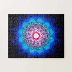 Puzzle Mandala del copo de nieve del fractal