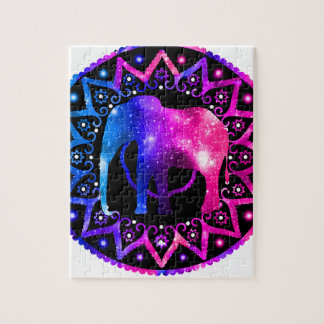 Puzzle Mandala del elefante