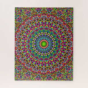 Puzzle Mandala feliz del jardín