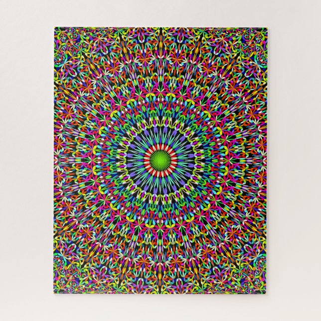 Puzzle Mandala feliz del jardín (Vertical)