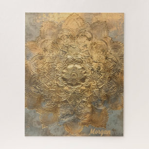 Puzzle Mandala Grabado en relieve personalizada   Elegant