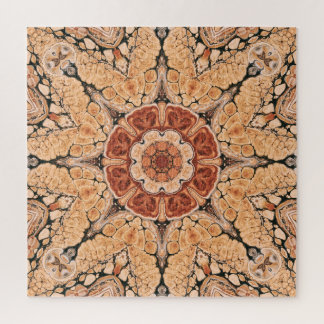 Puzzle Mandala Kaleidoscópica