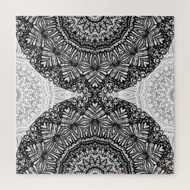 Puzzle Mandala Mehndi Style G444 (Vertical)