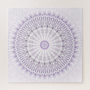 Puzzle Mandala morada