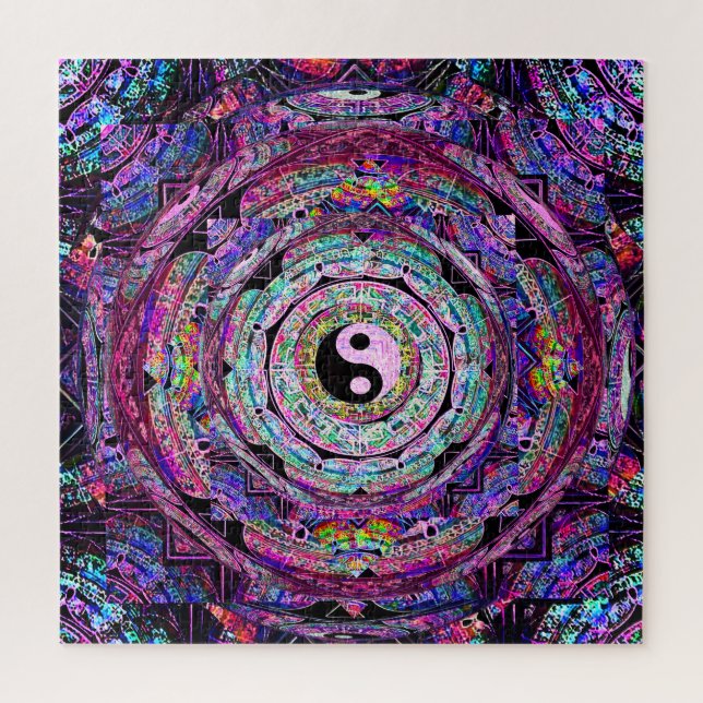 Puzzle Mandala Yang (Vertical)