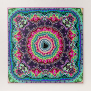 Puzzle Mandelbrot colorido 