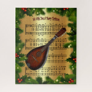 Puzzle Mandolin ~ "Te deseamos una Feliz Navidad" ~