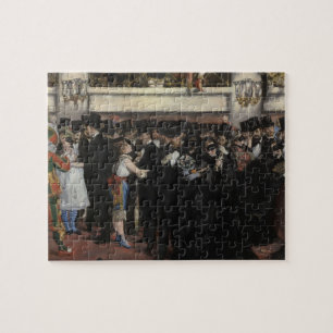 Puzzle Manet   Pelota enmascarada en la ópera, 1873