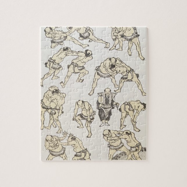 Puzzle Manga: estudios de gestos y posturas de la lucha (Vertical)