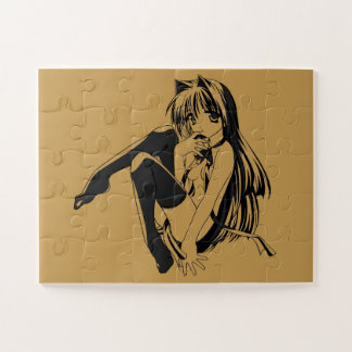 Puzzle Manga, Neko Catgirl Furry Kawaii Loli 