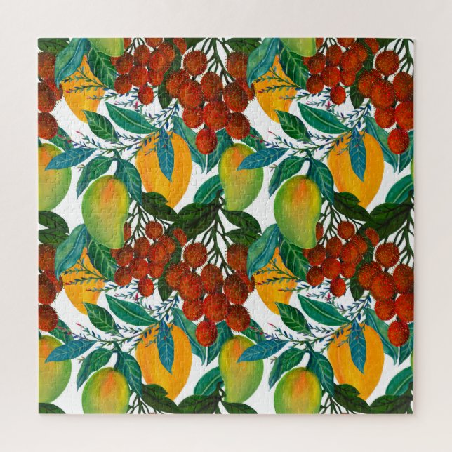 Puzzle Mango exótico: verano sin mar (Vertical)