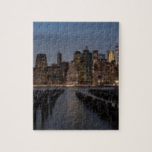 Puzzle Manhattan Nueva York de noche