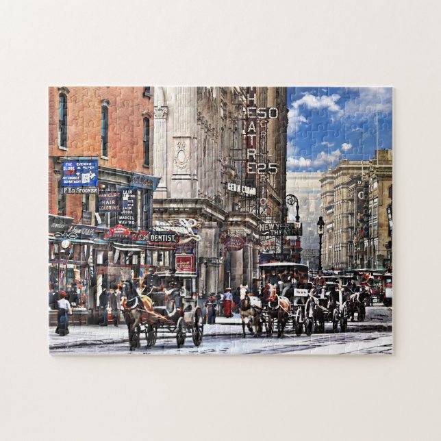 Puzzle Manhattan NY – Long Acre Square Nueva York c1905 (Horizontal)