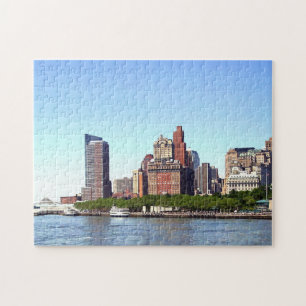 Puzzle Manhattan NY - Manhattan Skyline en un día despeja